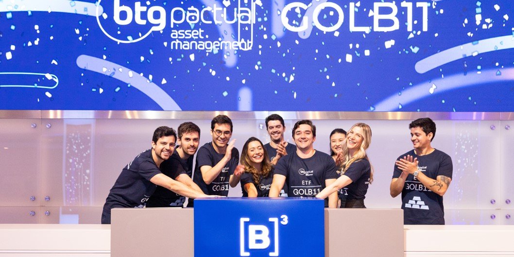 BTG Asset lança primeiro ETF de futuro de ouro na B3, o GOLB11. Foto: Divulgação