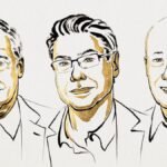 Joel Mokyr, Philippe Aghion e Peter Howitt levaram o Nobel de Economia de 2025 (Imagem: Divulgação/Nobel)